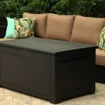 Compact Rubbermaid Patio Chic Storage Bench rubbermaid patio storage bench