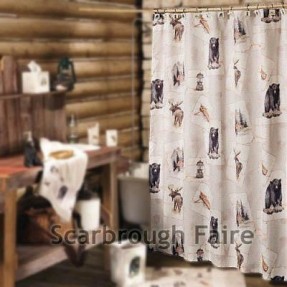 Compact Rustic+Bathroom+Shower+Curtains | Rustic Shower Curtains - Rustic Home  Decor for rustic shower curtains