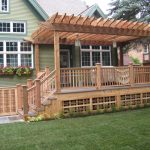 Compact This same yard, which holds a putting green, a playground, u0026 a pergola designs for decks