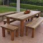 Contemporary 12 Ways to Wake Up Your Tired Outdoor Furniture wooden outdoor table