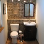 Contemporary Bathroom Accent Wall small bathroom paint colors