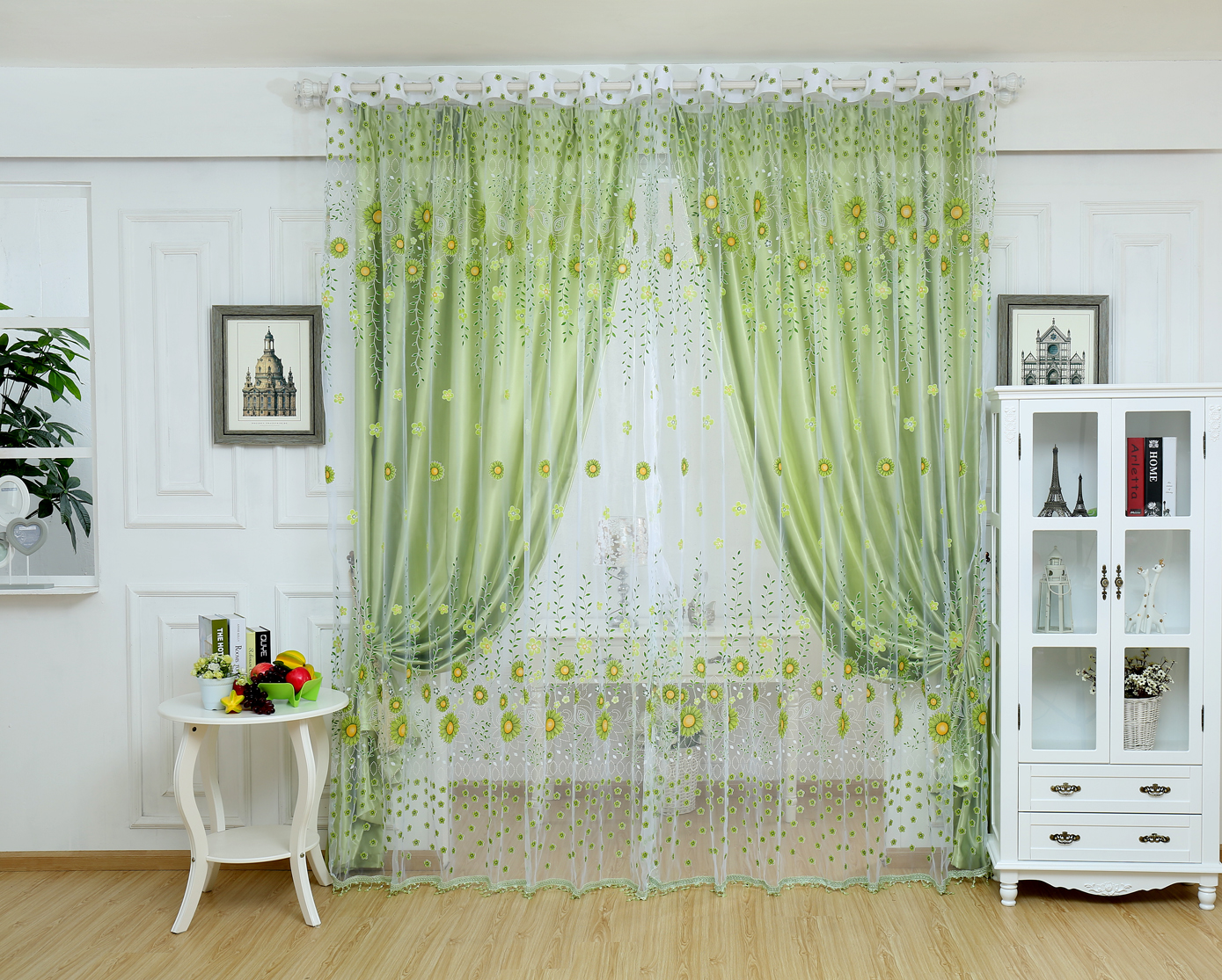 Contemporary Beautiful summer cool home decoration quality sheer curtain window  screening(China (Mainland)) cool window curtains