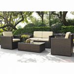 Contemporary Best Choice Products 4pc Wicker Outdoor Patio Furniture Set Cushioned Seats wicker outdoor furniture sets