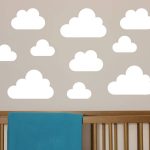 Contemporary cloud wall stickers by little chip | notonthehighstreet.com cloud wall stickers