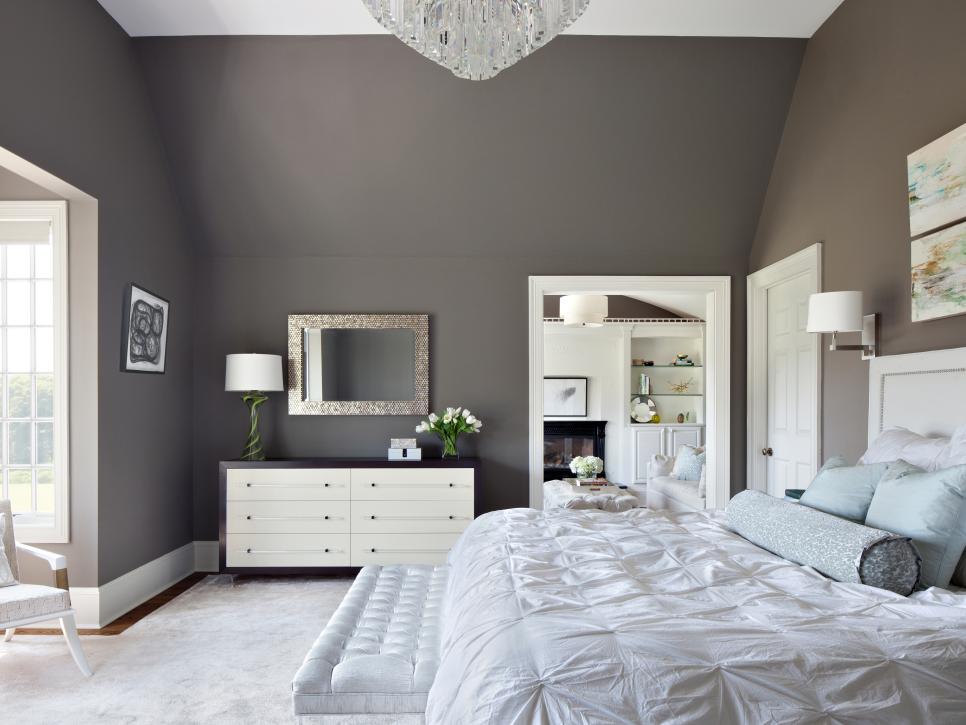 Contemporary Dreamy Bedroom Color Palettes | HGTV wall color schemes for bedrooms