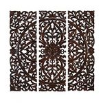 Contemporary Elegant Wood Carved Decorative Wall Art Plaque wood carved wall art
