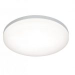 Contemporary Endon 54479 Noble IP44 LED Flush Bathroom Ceiling Light led bathroom ceiling lights