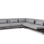 Contemporary Florence Modern Fabric Sectional Sofa modern fabric sectional sofa