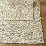 Contemporary Herringbone Jute Natural Fiber Rug soft natural fiber rugs