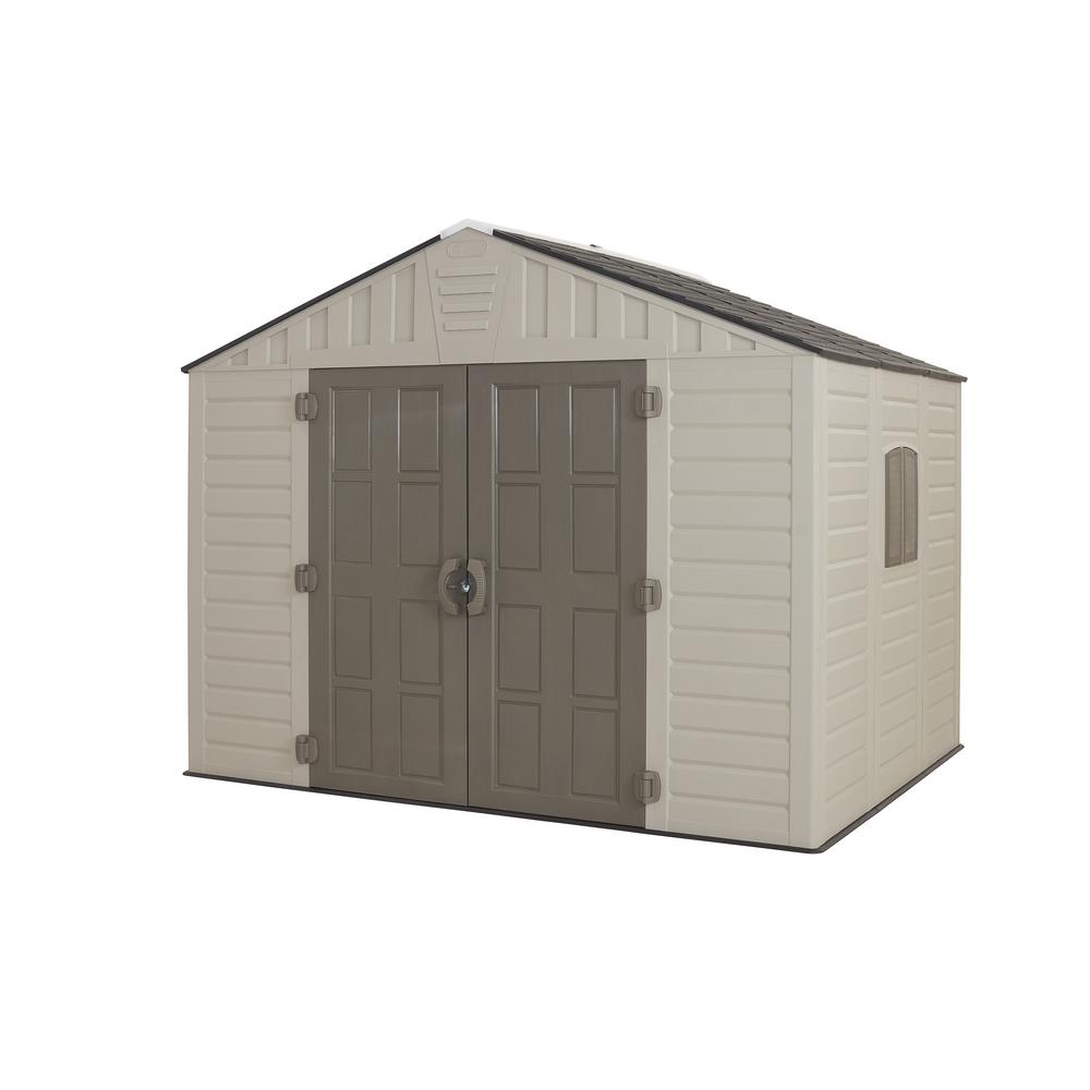 Contemporary Keter Stronghold Resin Storage Shed plastic outdoor storage sheds