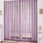 Contemporary ... Lilac Bedroom or Balcony Cheap Sheer Curtains ... lilac sheer curtains