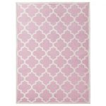 Contemporary Room 365™ Pink Peony Rug, Iu0027d like a lime green rug to pink and green rugs for girls room