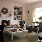 Contemporary Soft Pink best living room paint colors