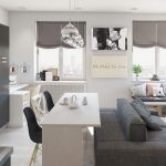 Contemporary Studio Apartment Interior Design With Cute Decorating Ideas small apartment interior design