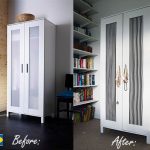 Contemporary Upcycling an Ikea Aneboda Wardrobe with DIY fabric doors - tutorial on the ikea aneboda wardrobe extra shelf