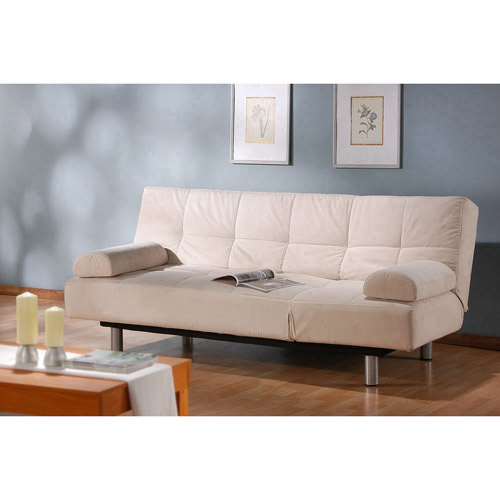 Images of Atherton Home Manhattan Convertible Futon Sofa Bed and Lounger, Pearl convertible futon sofa bed