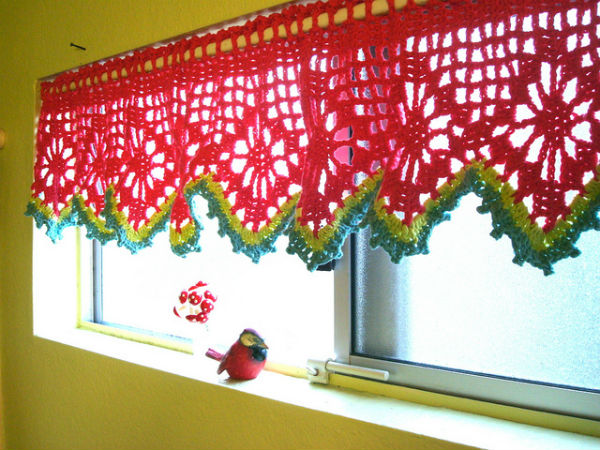 Cool 14 crochet kitchen curtains