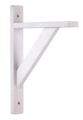 Cool Bu0026Q White Wood Shelf Bracket (D)300mm white wooden shelves