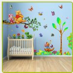 Cool Baby Room Painting Ideas winnie pooh them | Winnie The Pooh Wall wall design for baby boy room