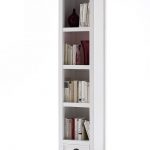 Cool Belgravia Painted Tall Narrow Bookcase with Drawer tall bookcase with drawers