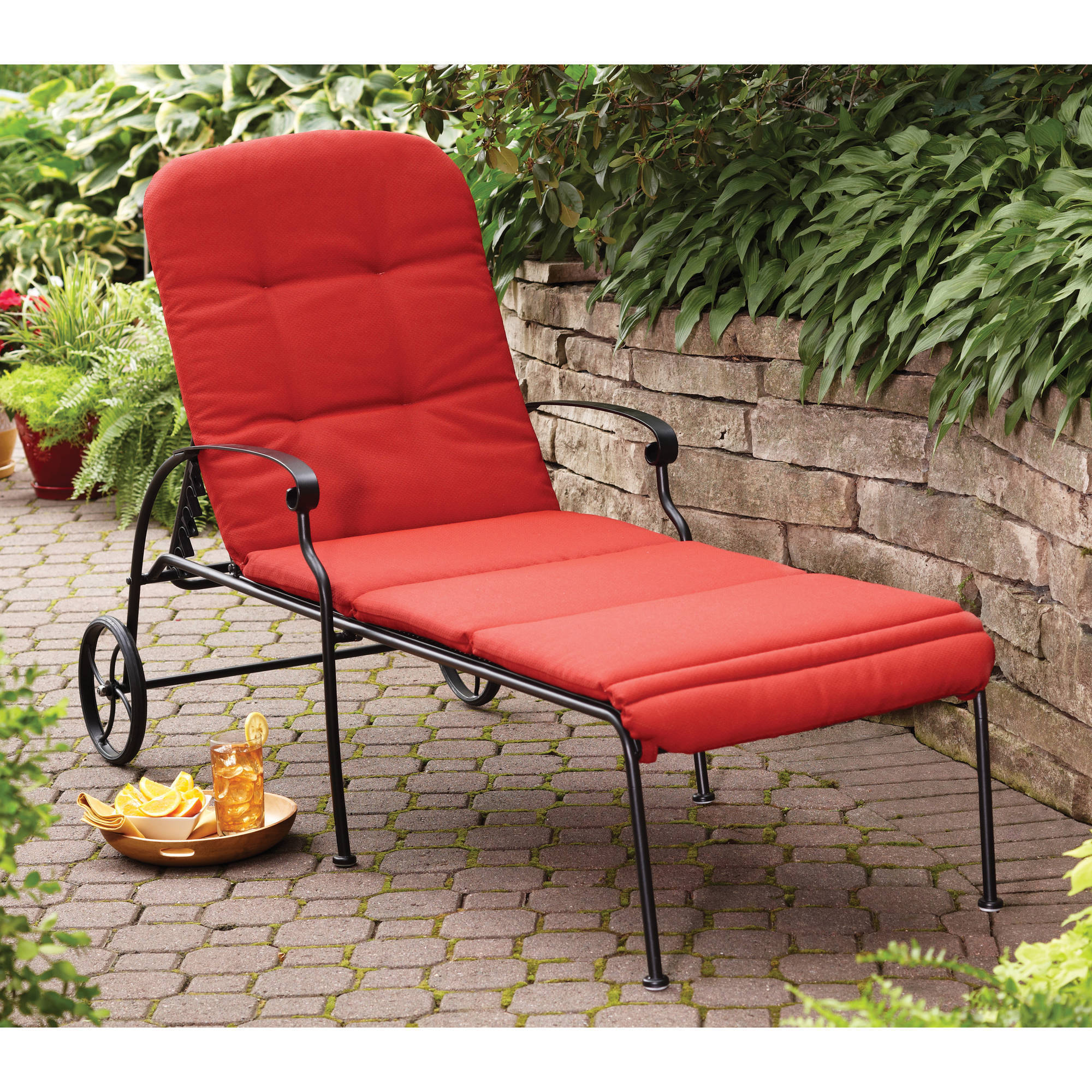 Cool Better Homes and Gardens Clayton Court Chaise Lounge with Wheels outdoor chaise lounge with wheels
