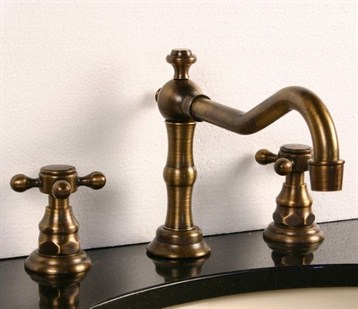 Cool Brass · Heritage 2 Bathroom Faucet - Antique ... antique brass bathroom faucet