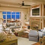 Cool coastal living room decorating ideas | coastal fireplace living room |  Cavanaugh elegant coastal living rooms