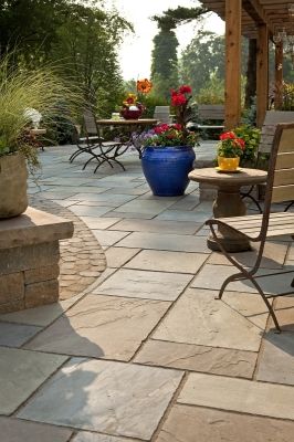 Cool Create an outdoor living space with patios, walls and fire pits Bucks outdoor patio flooring