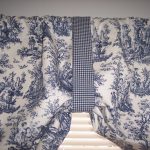 Cool Details about NEW~NAVY DELFT BLUE ON WHITE*WAVERLY*RUSTIC TOILE Tie-Up Swag  Valance CURTAINS blue toile curtains