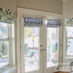 Cool DIY Roman Shades for French doors with instructions for mounting w/o  drilling window treatments for french doors in bedroom