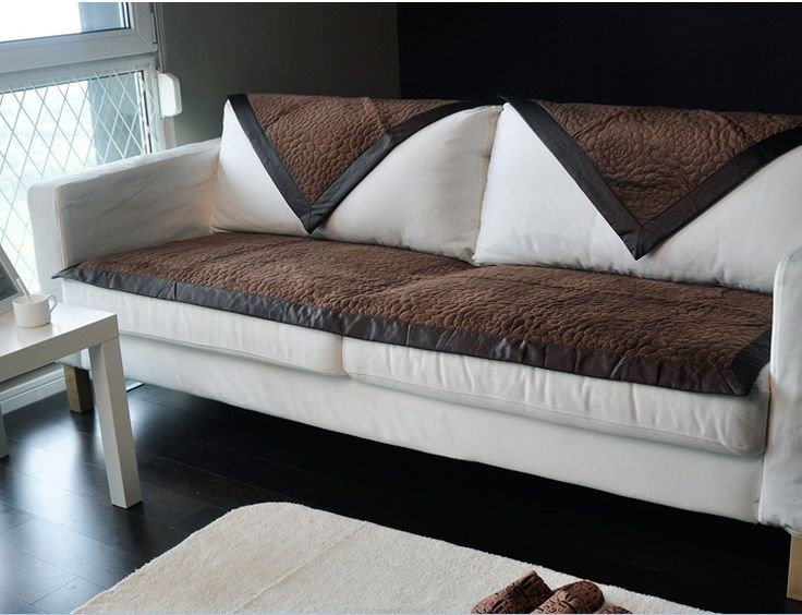 Cool fashion brown fabric couch sofa cover set blanket, sectional couch covers, leather sofa covers