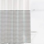 Cool kate spade new york Harbour Stripe Shower Curtain black and white striped shower curtain