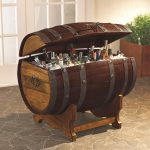 Cool Reclaimed Tequila Barrel Ice Chest and Stand (Large) wine barrel furniture
