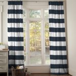 Cool ... Remarkable Blue Striped Curtains Navy Blue And White Striped Curtains  Navy navy blue and white striped curtains