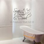 Cool Wall Decorations For Bathrooms bathroom wall decorations