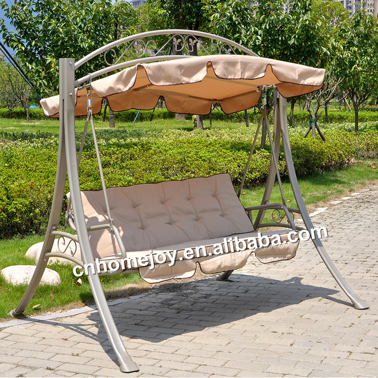 Cozy 3 seat promotional outdoor swings, garden swing for adult garden swings for adults