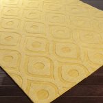 Cozy Artistic Weavers Central Park Zara AWHP4007 Yellow Area Rug yellow area rug
