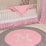 Cozy Baby Nursery Decor, Love The Baby Girl Rugs Nursery Pink Grey Concrete pink nursery rug