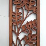 Cozy Bali Leaf Wood Carved Wall ART Hanging Relief Carving Balinese 40cm | eBay wood carved wall art