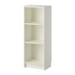 Cozy BILLY Bookcase IKEA Narrow shelves help you use small wall spaces small white bookcase