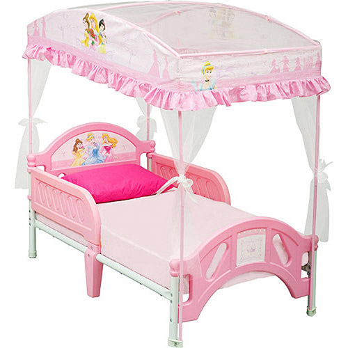 Cozy Disney Princess Toddler Bed with Canopy princess toddler bed