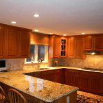 Cozy Kitchen Countertops and Backsplashes | ... Granite Countertops w/ Tumble  Marble Backsplash kitchen counters and backsplash