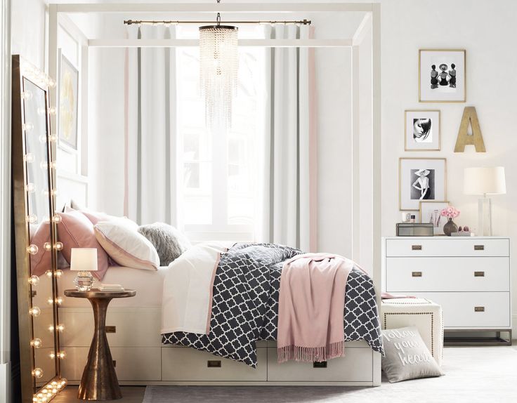 Cozy Living in Grace (luckydayblog: Obsessed with RH Teenu2026) modern teen bedrooms