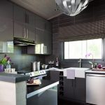 Cozy Modern Gray Kitchen modern kitchen cabinet ideas