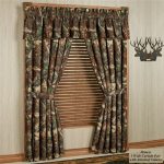 Cozy Oak Camo Tailored Curtain Pair Multi Warm 120 x 84 camo window curtains