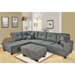 Cozy QUICK VIEW. Russ Sectional microfiber sectional sofa