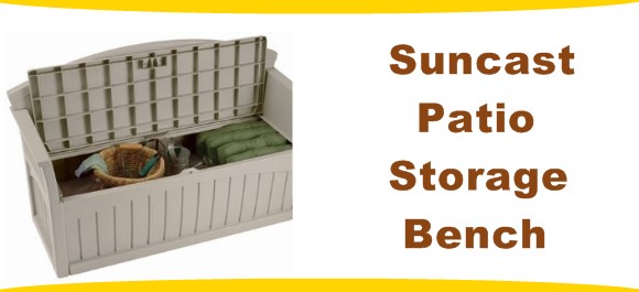 Cozy Suncast Patio Storage Bench Review ... suncast patio storage bench