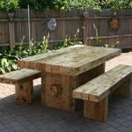 Cozy Unfinished Solid Wood Dining Table solid wood outdoor furniture