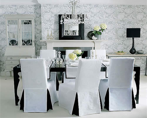 Cozy View in gallery dining room chair covers