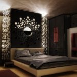 Cozy wall mirror and glass bedroom decor accessories are modern interior design bedroom designs modern interior design ideas & photos